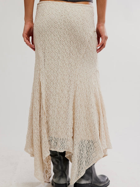 Bella Lace Mermaid Skirt in Tea