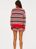 Callie Sweater in Ruby Stripe