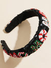 Ho Ho Ho Headband in Black