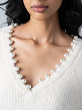 Morning Dew Pearl Sweater in Cream