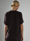 Just A Piece Tee in Bitter Chocolate