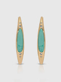 Turquoise Solstice Hoops
