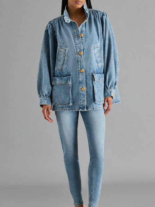 Marceline Jacket in Forever Blue