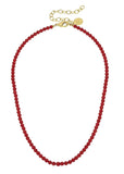 Alys Necklace in Red Coral