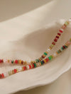 Sunny Color Beaded Necklace