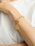 One Bam Bird Mahjong Tile Bracelet