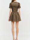 On The Spot Mini Dress in Brown