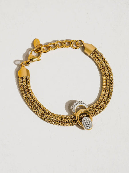 Audrey CZ Layered Bracelet