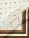 Silk Signature Scarf in Pristine Golden Bronze