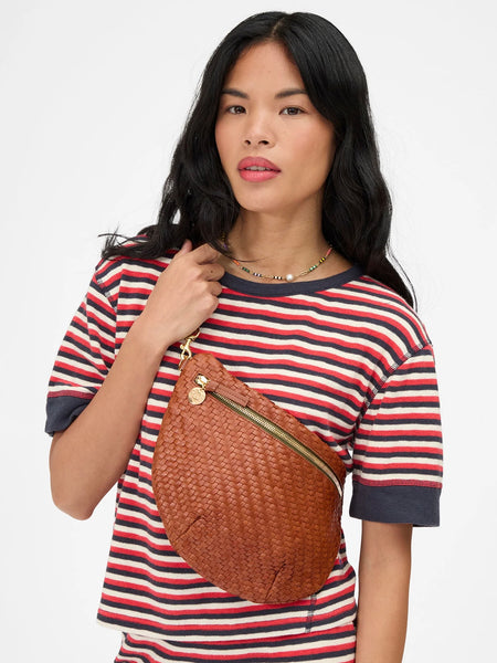 Le Stripe Pearl Necklace in Multi
