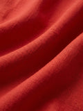 Sloane Linen Top in Chili Pepper