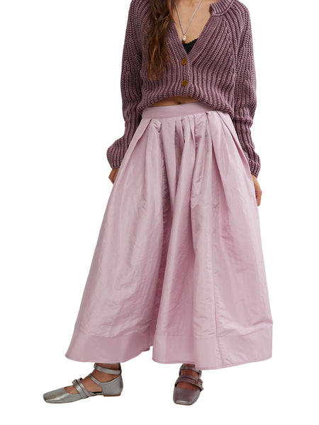 Emilia Full Skirt in Plum Blossom