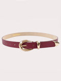 Marissa Belt in Burgundy & Gold