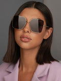 Dream Girl Sunglasses in Gold/Grey