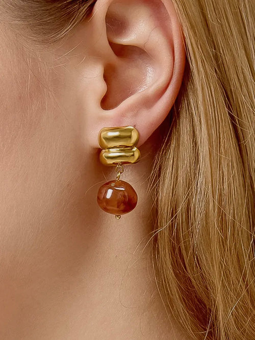 Annina Agate Drop Earring