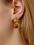 Annina Agate Drop Earring