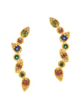 Climber Teardrop CZ Studs