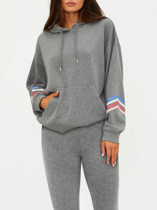 Dess Hoodie in Horizon Heather Grey