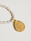 Agnes Pearl Wheat Pendant Necklace