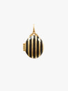 Stripe Locket Charm