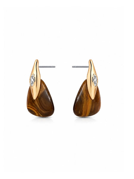 Tiger's Eye Solstice Earrings