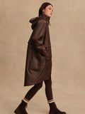 Kirsten Rain Coat in Dark Truffle