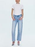 Lexi Mid Rise Bowed Jean in Aries