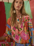 Aphrodite Blouse in Rose