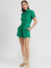 Marnie Romper in Green