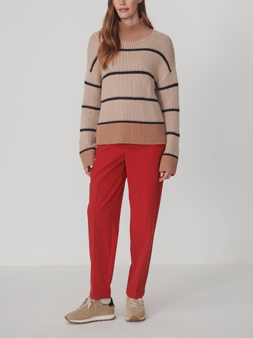 Enna Reg Tapered Leg 27 in Washed Red