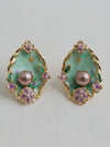 Pink Pearl Scenery Studs