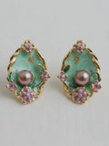 Pink Pearl Scenery Studs