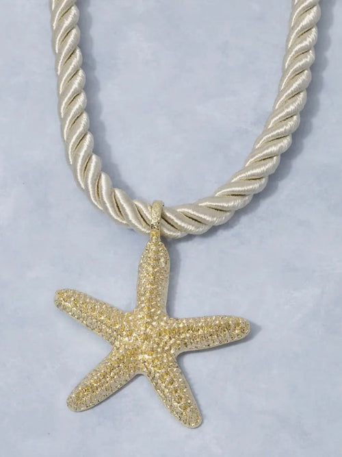 Learn The Ropes Necklace in White