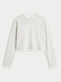 The Long Sleeve Layered Tee in Vintage Grey