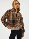 Leona Sherpa in Midnight Houndstooth