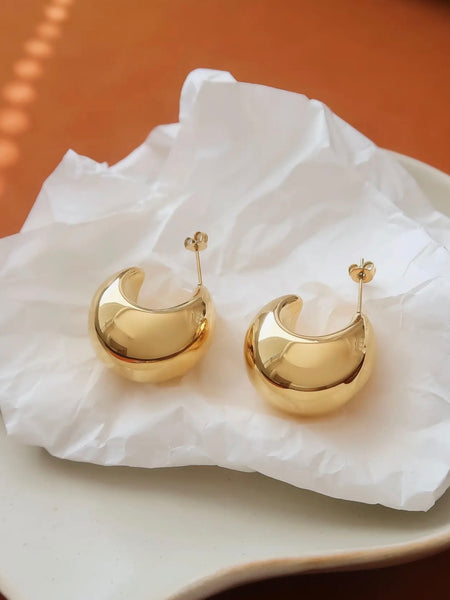 Camilley Puffy Dome Earrings