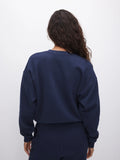 Brushed Fleece Graphic Crew Sweatshirt London