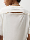 Mae Cropped Tee in Soft White
