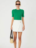 Mozza Short Sleeve Jumper in Green