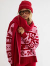 Beanie in Crimson Pop