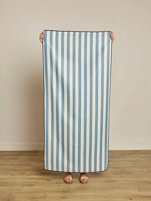 Cabana Blue Beach Towel