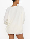 Anything Goes Sweater in Cream Knit