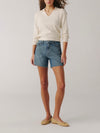 VVI Relaxed Short in Earth Mother Raw Hem