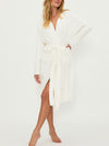 Rinna Robe in Cream Cable