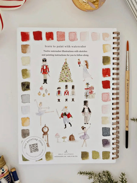 Nutcracker Watercolor Workbook