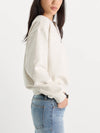 The Brushed Fleece Henley in Oatmeal