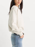 The Brushed Fleece Henley in Oatmeal