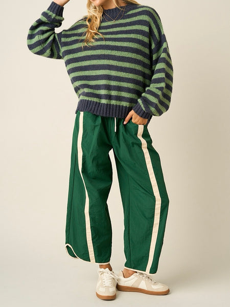 Right On Track Pant in Forest Green