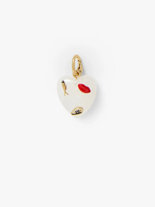 Icon Heart Charm in Multi