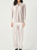 Tin Minutes Late Pant in Silver